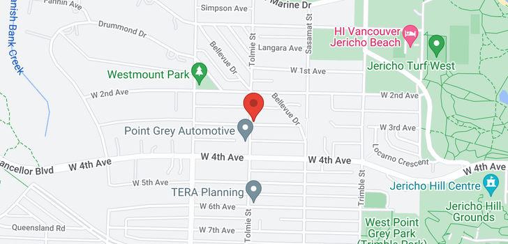 map of 4583 W 3RD AVENUE